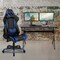 Flash Furniture Black Gaming Desk-Cup Holder/Reclining Chair Set BLN-X20D1904-BL-GG - alternate 1